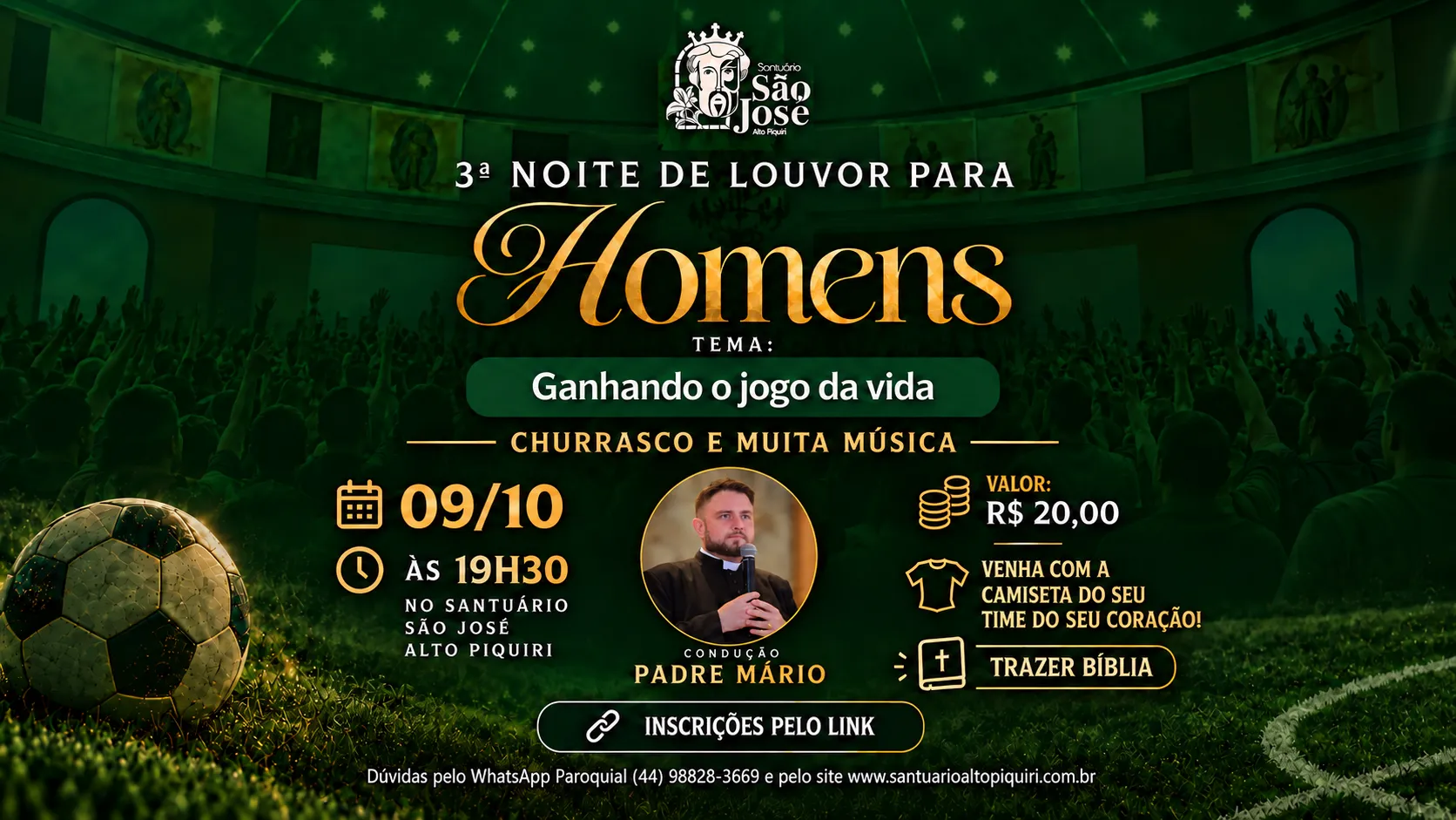 NOITE DE LOUVOR PARA HOMENS